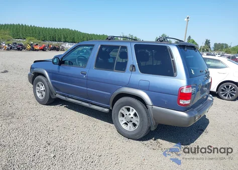 2001 Nissan Pathfinder Se из США, поврежденный, VIN JN8DR07Y61W505367